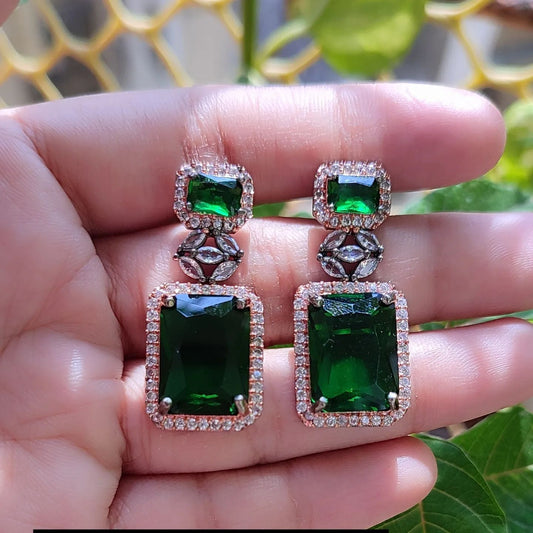 Earring 014 AD Green (sold out)